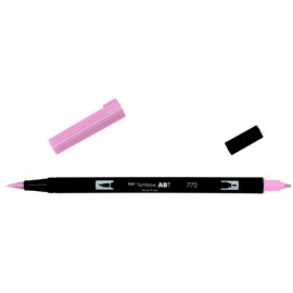 Маркер-кисть brush pen 772 розоватый